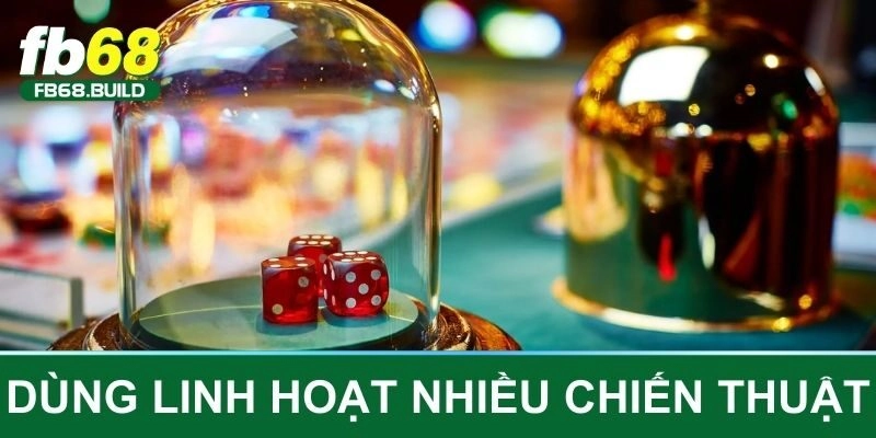 Dùng linh hoạt nhiều chiến thuật cược tài xỉu