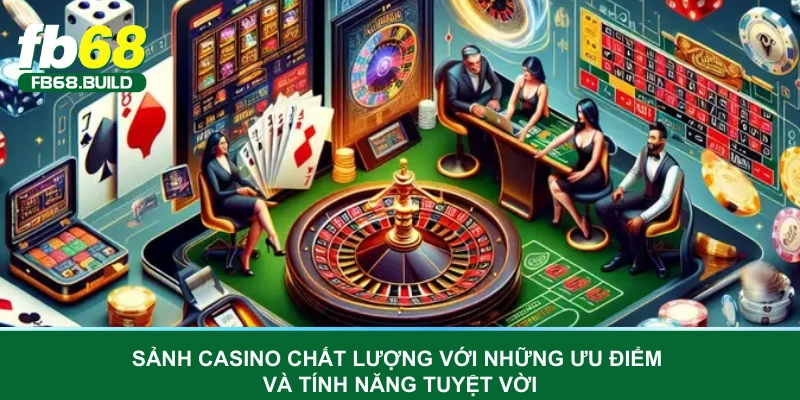 Sảnh casino chất lượng với những ưu điểm và tính năng tuyệt vời